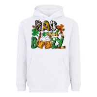 White Bad and boozy St. Patrick's Day Heavyweight Hoodie - CowGirlArtShop