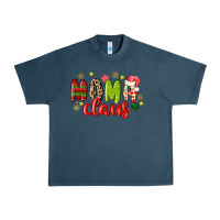 Midnight Navy mama claus Urban Heavy Tee - MaliasSmallBusiness