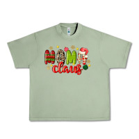 Oil Green mama claus Urban Heavy Tee - MaliasSmallBusiness