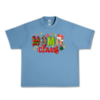 Pebble Blue mama claus Urban Heavy Tee - MaliasSmallBusiness
