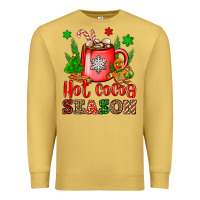 Antique Gold hot cocoa season Premium Sweatshirt - OliviaCreatesArt