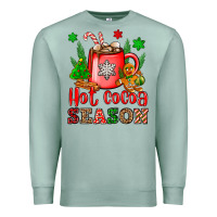 Seafoam hot cocoa season Premium Sweatshirt - OliviaCreatesArt