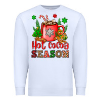 White hot cocoa season Premium Sweatshirt - OliviaCreatesArt