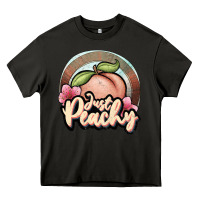 Asphalt just peachy Heavy Core Tee - JahusDesignShop