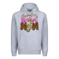 Heather Grey Band Mom Mother's Day Premium Hoodie - CowGirlArtShop