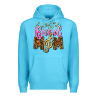 Ocean Blue Band Mom Mother's Day Premium Hoodie - CowGirlArtShop