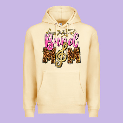 Band Mom Mother's Day Premium Hoodie Designed By Cowgirlartshop