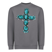 Storm western Gemstone cross Heavyweight Sweatshirt - Artiststas