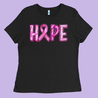 Western Hope Breast Cancer Ladies Tee Designed By Ranaportraitstore