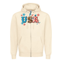 Sandshell USA 4th of july Zipper Hoodie - HowdyJamesFarm