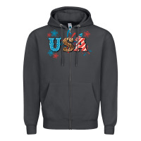 Smoke USA 4th of july Zipper Hoodie - HowdyJamesFarm