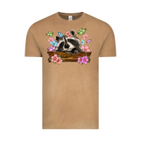 Vintage Camel raccoon with flowers Vintage Tee - MaliasSmallBusiness