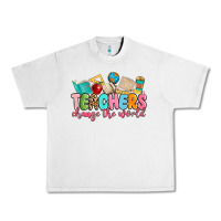 Lunar Rock teacher change the world Urban Heavy Tee - MaliasSmallBusiness