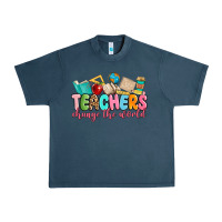 Midnight Navy teacher change the world Urban Heavy Tee - MaliasSmallBusiness