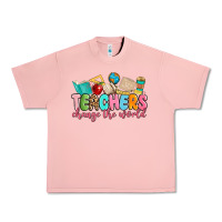 Salmon teacher change the world Urban Heavy Tee - MaliasSmallBusiness