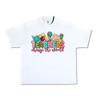 White teacher change the world Urban Heavy Tee - MaliasSmallBusiness