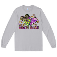 Moon Dust Mardi Gras heart Long Sleeve Tee - LillyAllenDesigns
