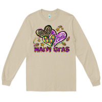 Mushroom Mardi Gras heart Long Sleeve Tee - LillyAllenDesigns