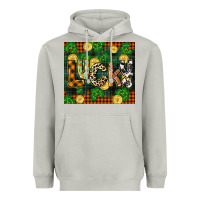 Moon Dust st patricks day lucky clover and coins Heavyweight Hoodie - CowGirlArtShop