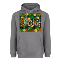 Storm st patricks day lucky clover and coins Heavyweight Hoodie - CowGirlArtShop
