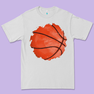 Basketball Patch Premium Tee Designed By Adodesignshop
