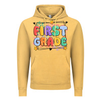 Vintage Mustard first grade Vintage Hoodie - MaliasSmallBusiness