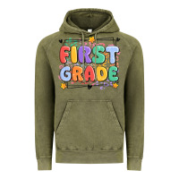 Vintage Olive first grade Vintage Hoodie - MaliasSmallBusiness