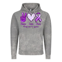 Cloud Rock Peace Love Cure Odgkins Lympoma Vintage Hoodie - Jasminsmagicworld
