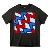 Asphalt Glitter 4th Of July Seamless Pattern Heavy Core Tee - BundleAndBundleShop