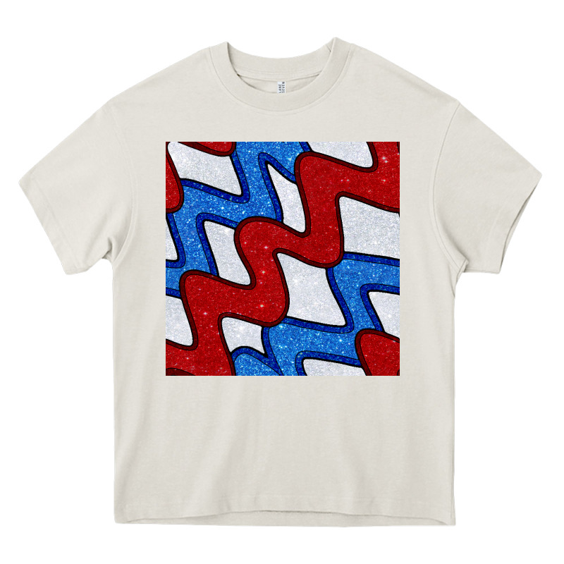 Glitter 4th Of July Seamless Pattern Heavy Core Tee by BundleAndBundleShop | Teevron