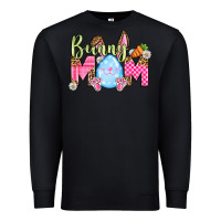 Black Easter Day Bunny mom Premium Sweatshirt - OliviaCreatesArt