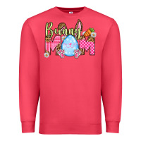 Cardinal Easter Day Bunny mom Premium Sweatshirt - OliviaCreatesArt