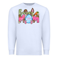 White Easter Day Bunny mom Premium Sweatshirt - OliviaCreatesArt