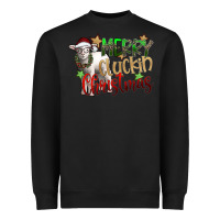 Black merry cluckin christmas Heavyweight Sweatshirt - SublimationCraftShop