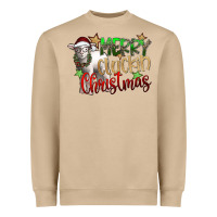 Mushroom merry cluckin christmas Heavyweight Sweatshirt - SublimationCraftShop