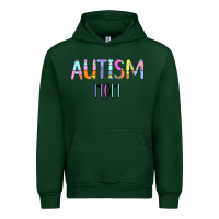 Forest Green Titi Pretty Art Autism Mom Urban Hoodie - CowhideDigitalArt