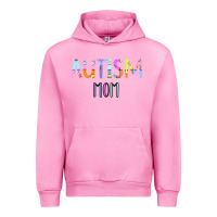 Fuchsia Pink Titi Pretty Art Autism Mom Urban Hoodie - CowhideDigitalArt