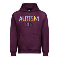 Mauve Wine Titi Pretty Art Autism Mom Urban Hoodie - CowhideDigitalArt
