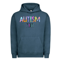 Pigment Midnight Navy Titi Pretty Art Autism Mom Urban Hoodie - CowhideDigitalArt