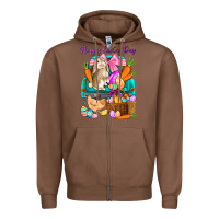 Chestnut Happy Easter Day truck Zipper Hoodie - HowdyJamesFarm