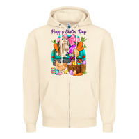 Sandshell Happy Easter Day truck Zipper Hoodie - HowdyJamesFarm
