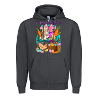 Smoke Happy Easter Day truck Zipper Hoodie - HowdyJamesFarm