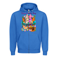 True Royal Happy Easter Day truck Zipper Hoodie - HowdyJamesFarm