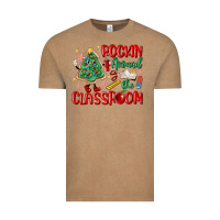 Rockin Around The Clasroom Teacher Vintage Tee | Teevron