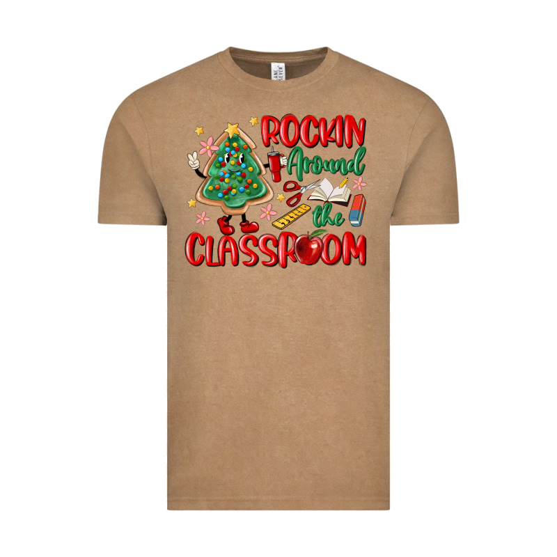Rockin Around The Clasroom Teacher Vintage Tee by MaliasSmallBusiness | Teevron
