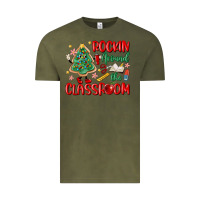 Vintage Olive rockin around the clasroom teacher Vintage Tee - MaliasSmallBusiness