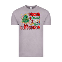 Vintage Zinc rockin around the clasroom teacher Vintage Tee - MaliasSmallBusiness