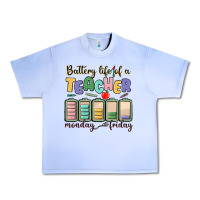 Grape Ice battery life of a teacher monday friday Urban Heavy Tee - MaliasSmallBusiness