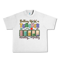 Lunar Rock battery life of a teacher monday friday Urban Heavy Tee - MaliasSmallBusiness