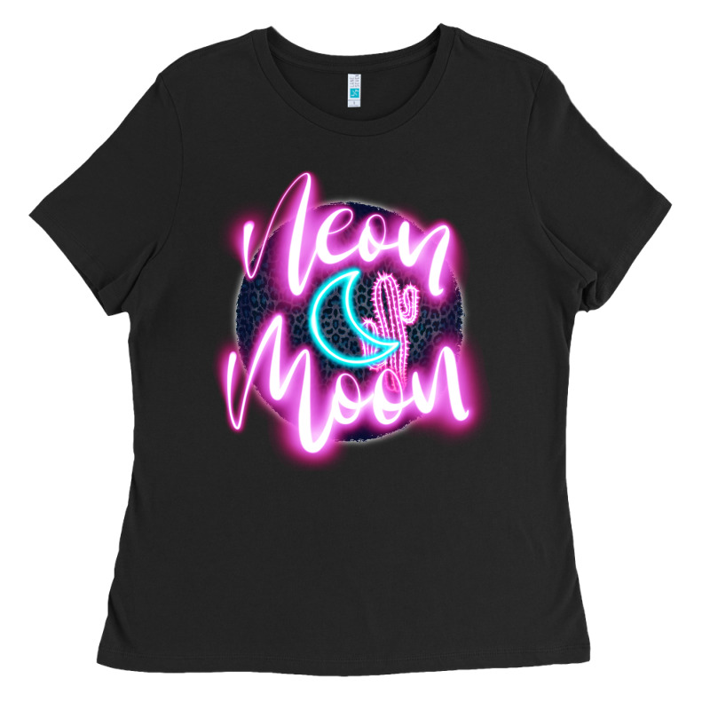 Neon Moon Ladies Tee by JahusDesignShop | Teevron